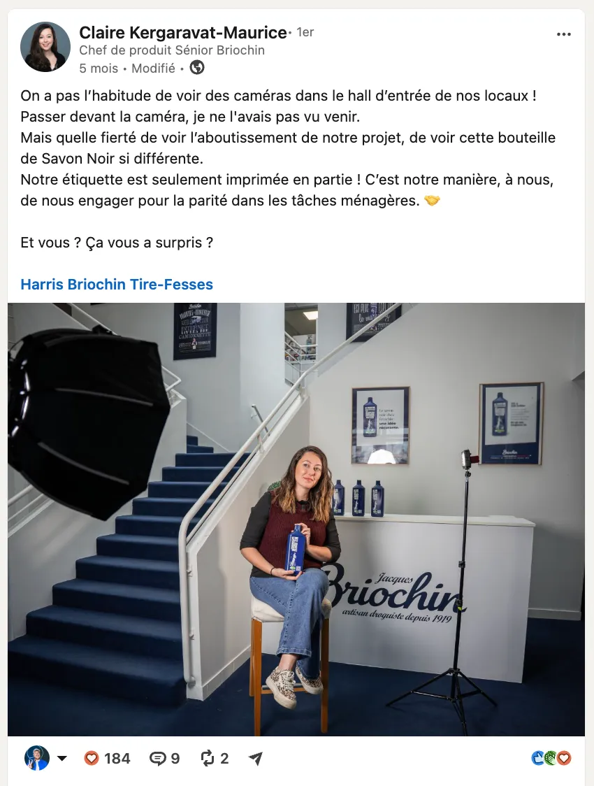 Retombée presse / réseaux — Briochin