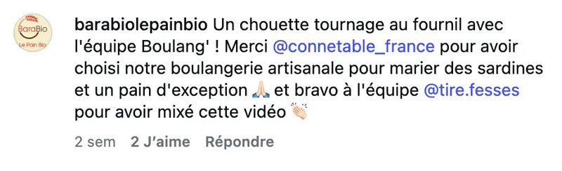 Commentaire d’internaute — campagne Connétable