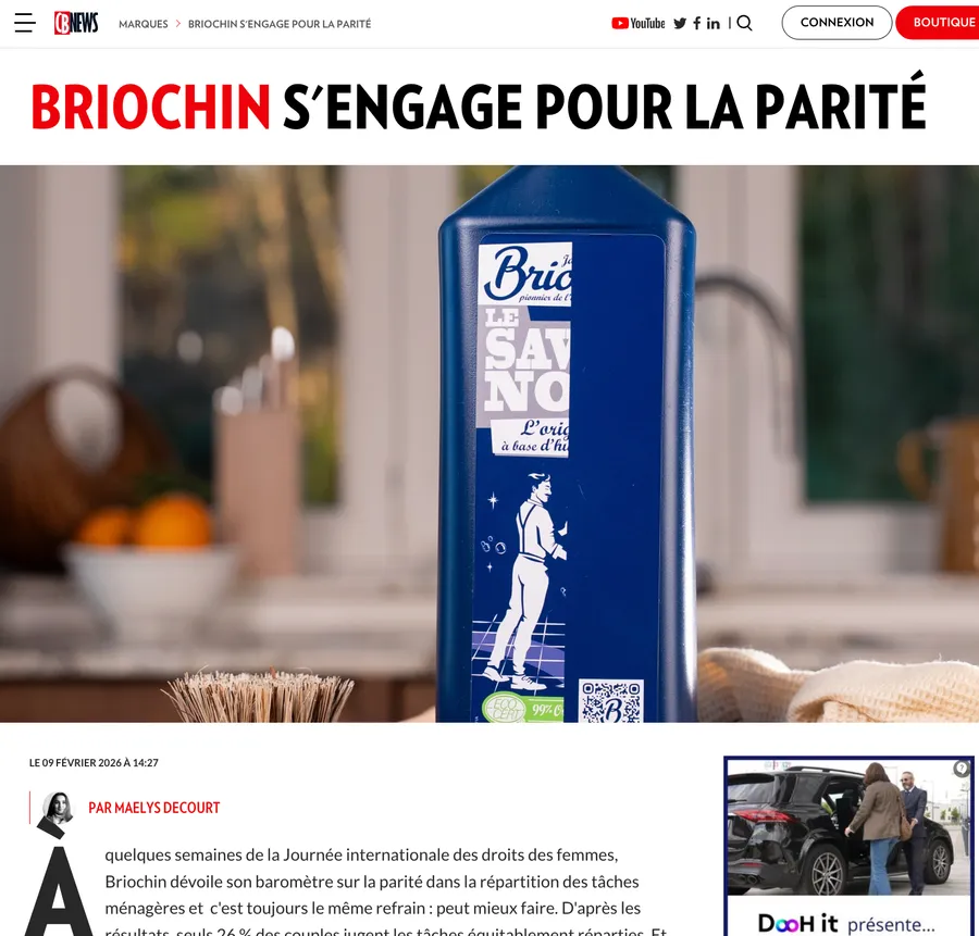 Retombée presse / réseaux — Briochin