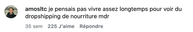 Commentaire d’internaute — campagne Tipiak