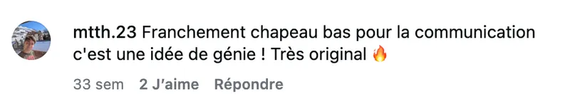 Commentaire d’internaute — campagne Tipiak